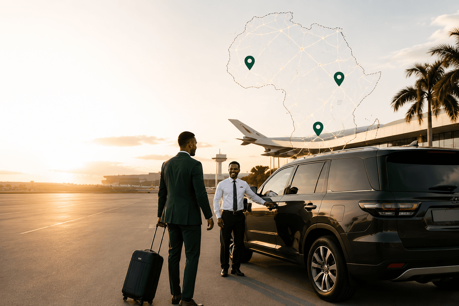 Transfert aéroport premium EDEN Rentals